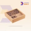 personalized printed cookie packaging box with partitions
